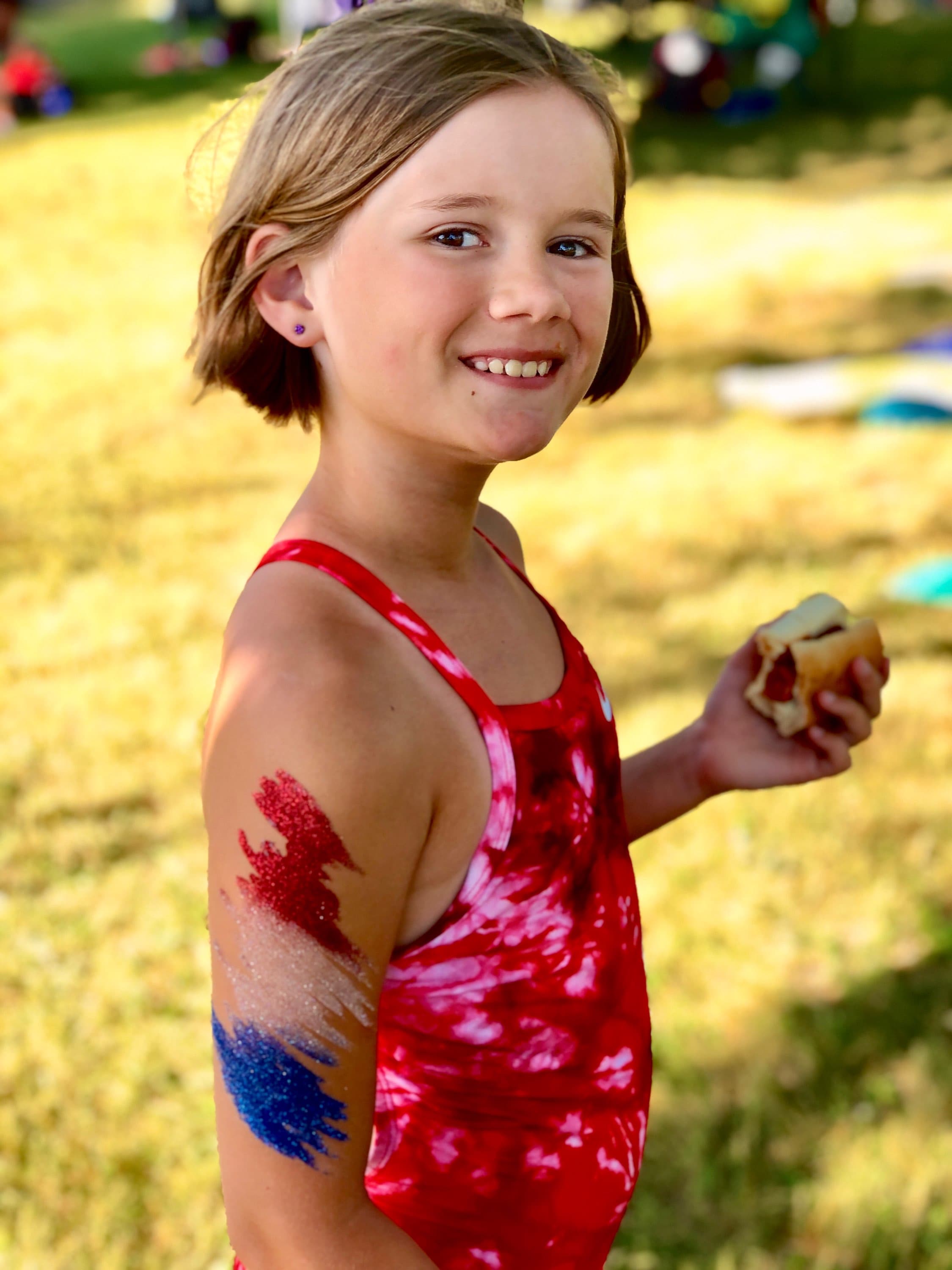 Glitter Tattoos at a Madison, WI event